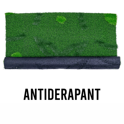 Covor gazon artificial, Naimeed D6546,  pentru decorare interioara sau exterioara, Verde, 1000x900x20mm