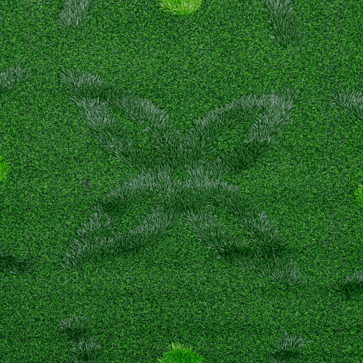Covor gazon artificial, Naimeed D6546,  pentru decorare interioara sau exterioara, Verde, 1000x900x20mm