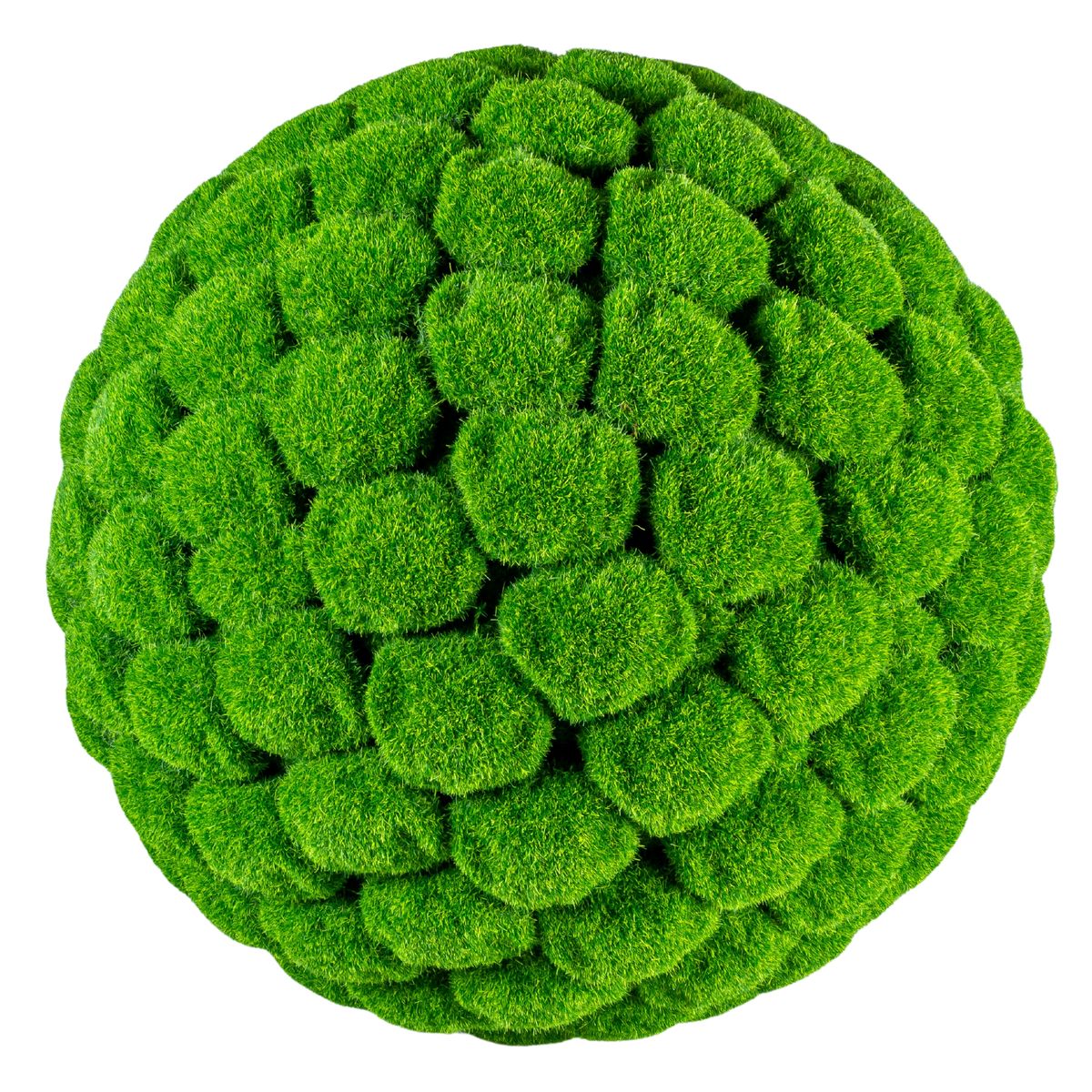 Figurina din iarba artificiala, Naimeed D6547, Sfera, Verde, 68 cm