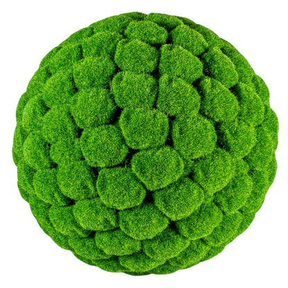 Figurina din iarba artificiala, Naimeed D6547, Sfera, Verde, 68 cm
