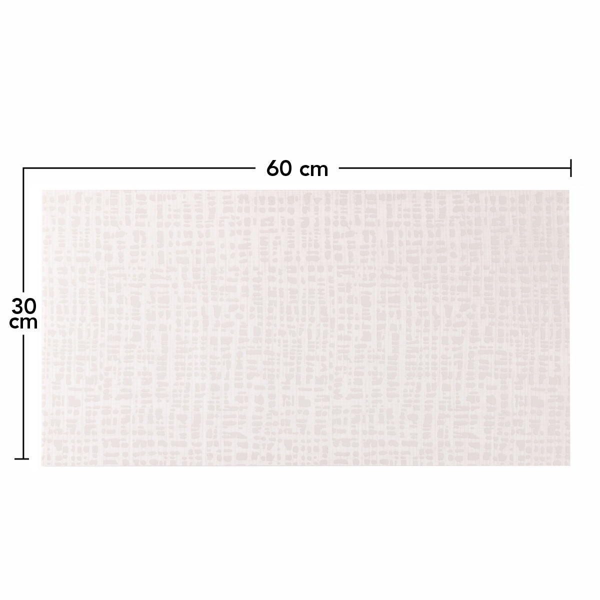 Set 6 panouri decorative, Naimeed D6578, Autoadeziv, aspect mat, suprafata acoperita 1.08 mp, 30x60 cm, Gri