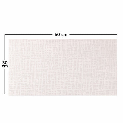Set 6 panouri decorative, Naimeed D6578, Autoadeziv, aspect mat, suprafata acoperita 1.08 mp, 30x60 cm, Gri