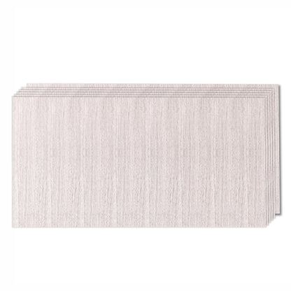 Set 6 panouri decorative, Naimeed D6579, Autoadeziv, aspect mat, suprafata acoperita 1.08 mp, 30x60 cm, Maro