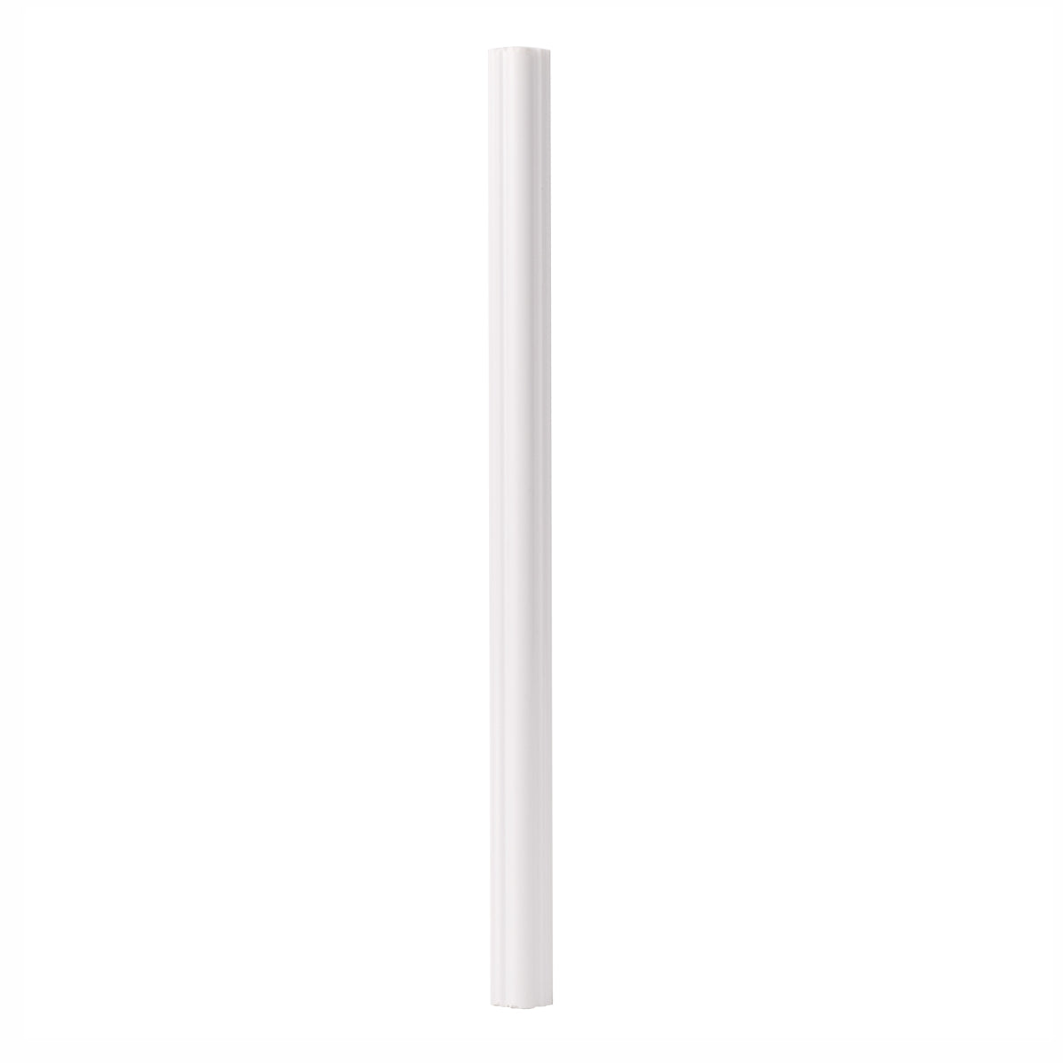 Set 5 Bagheta decorativa, polimer rigid, Naimeed D6690, Alb, 230x2x1cm
