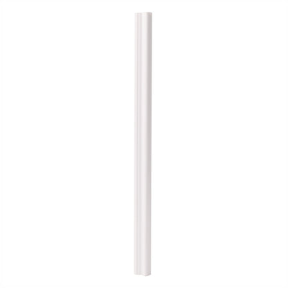 Set 5 Bagheta decorativa, polimer rigid, Naimeed D6692, Alb, 230x2x1.1cm