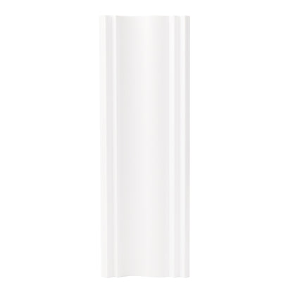 Set 5 plinte decorative, polimer rigid, Naimeed D6697, Alb, 2300x120x15mm