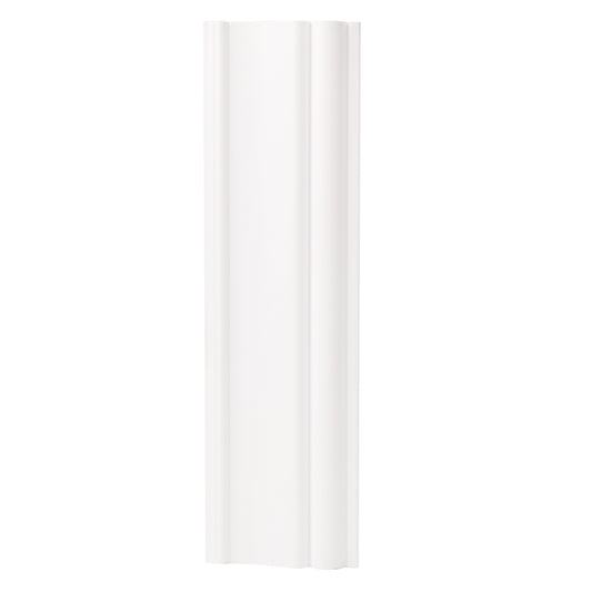 Plinta decorativa, polimer rigid, Naimeed D6698, Alb, 2300x85x25.5mm