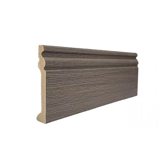 Plintă decorativă, polimer rigid, Naimeed D6699GRI, Gri, 230 × 10 × 1.5 cm