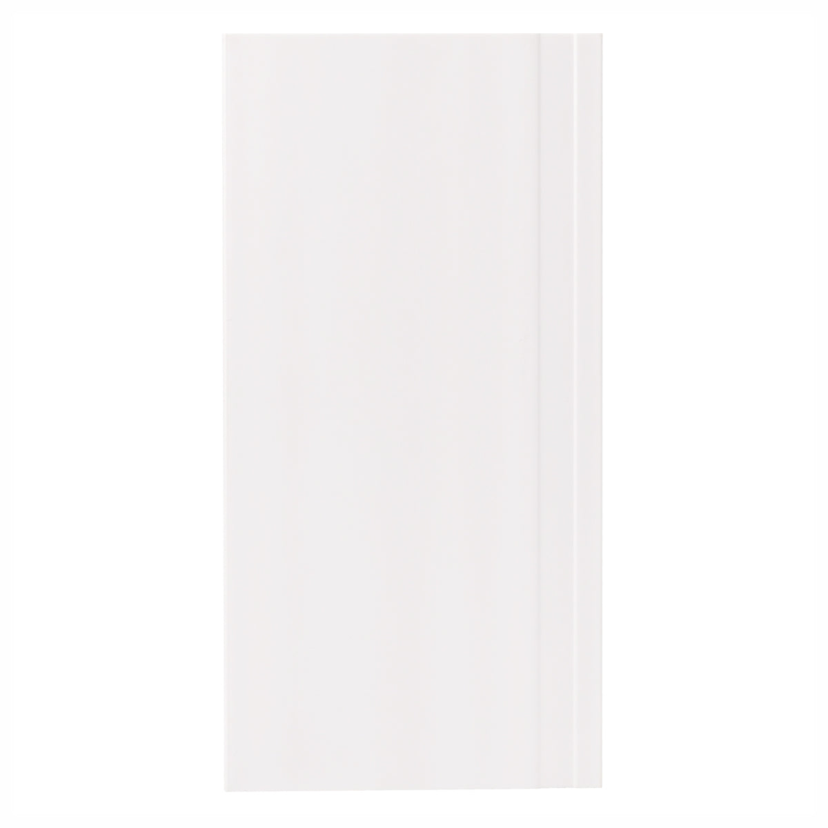 Set 5 plinte decorative, polimer rigid, Naimeed D6700, Alb, 2300x150x15mm