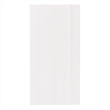 Set 5 plinte decorative, polimer rigid, Naimeed D6700, Alb, 2300x150x15mm