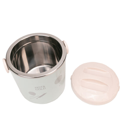 Caserola termica, set 3 piese, Thermo Class, cu interior din inox, Naimeed D6704, Albastru deschis