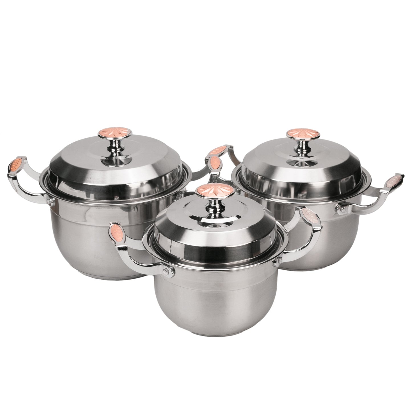 Set oale 6 piese, Naimeed D6714, Inox, capac Inox