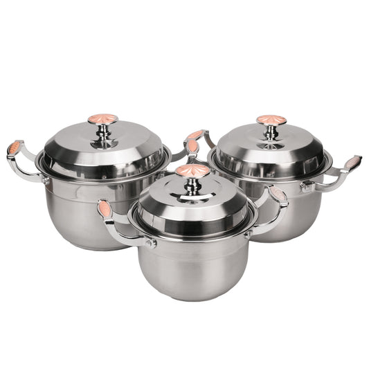 Set oale 6 piese, Naimeed D6714, Inox, capac Inox