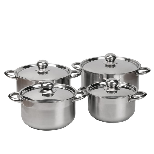 Set oale 8 piese, Naimeed D6715, Inox, capac Inox