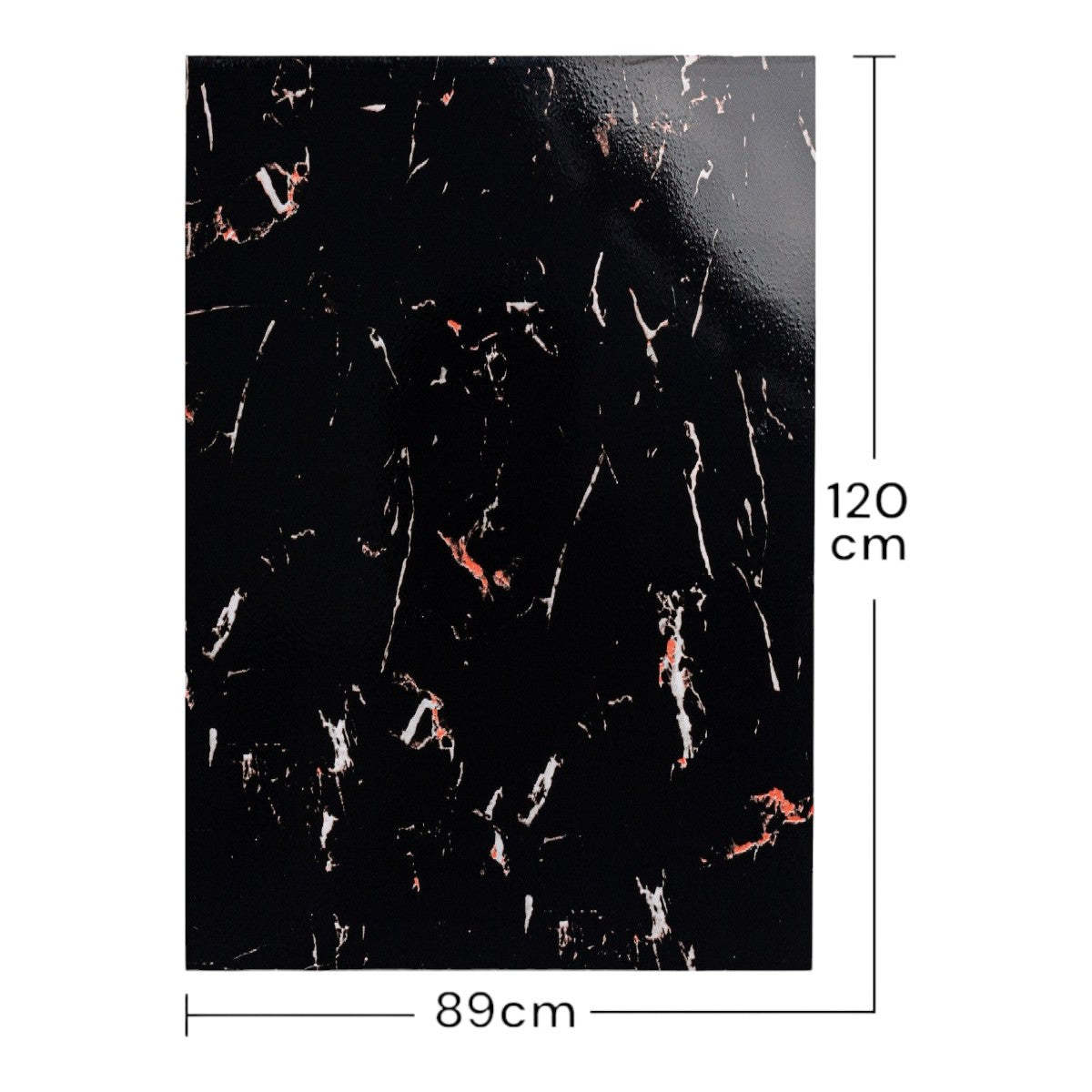 Set 3 panouri cristal carbon, Naimeed D6726, ultrarezistent, flexibil, ignifug, 120x89cm, 5mm grosime, tehnologie moderna, rezistent la umezeala