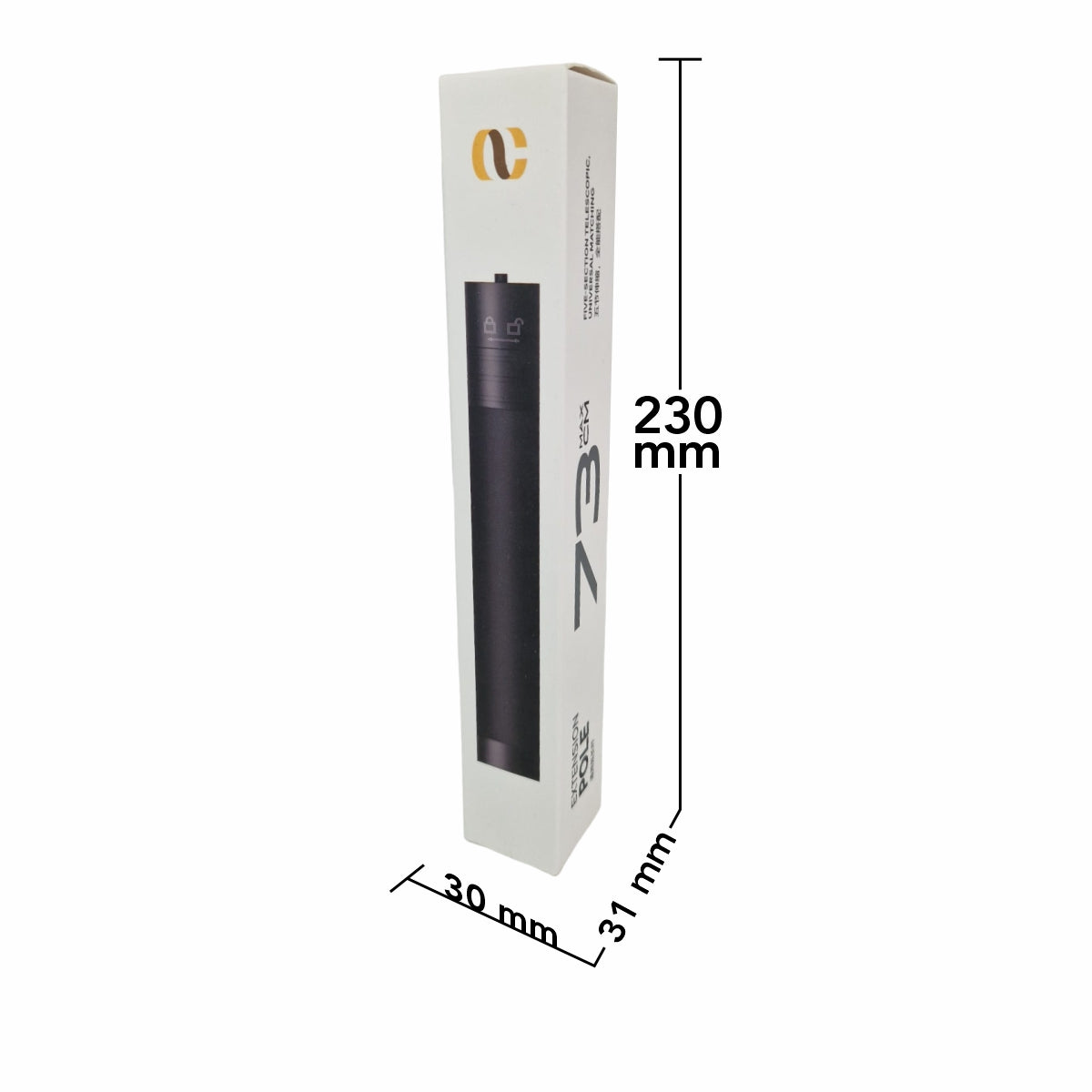 Tija de extensie Aochuan pentru gimbal, D6735, compatibil cu Smart XE / X Pro / S2 / M1 Pro / M2 Pro