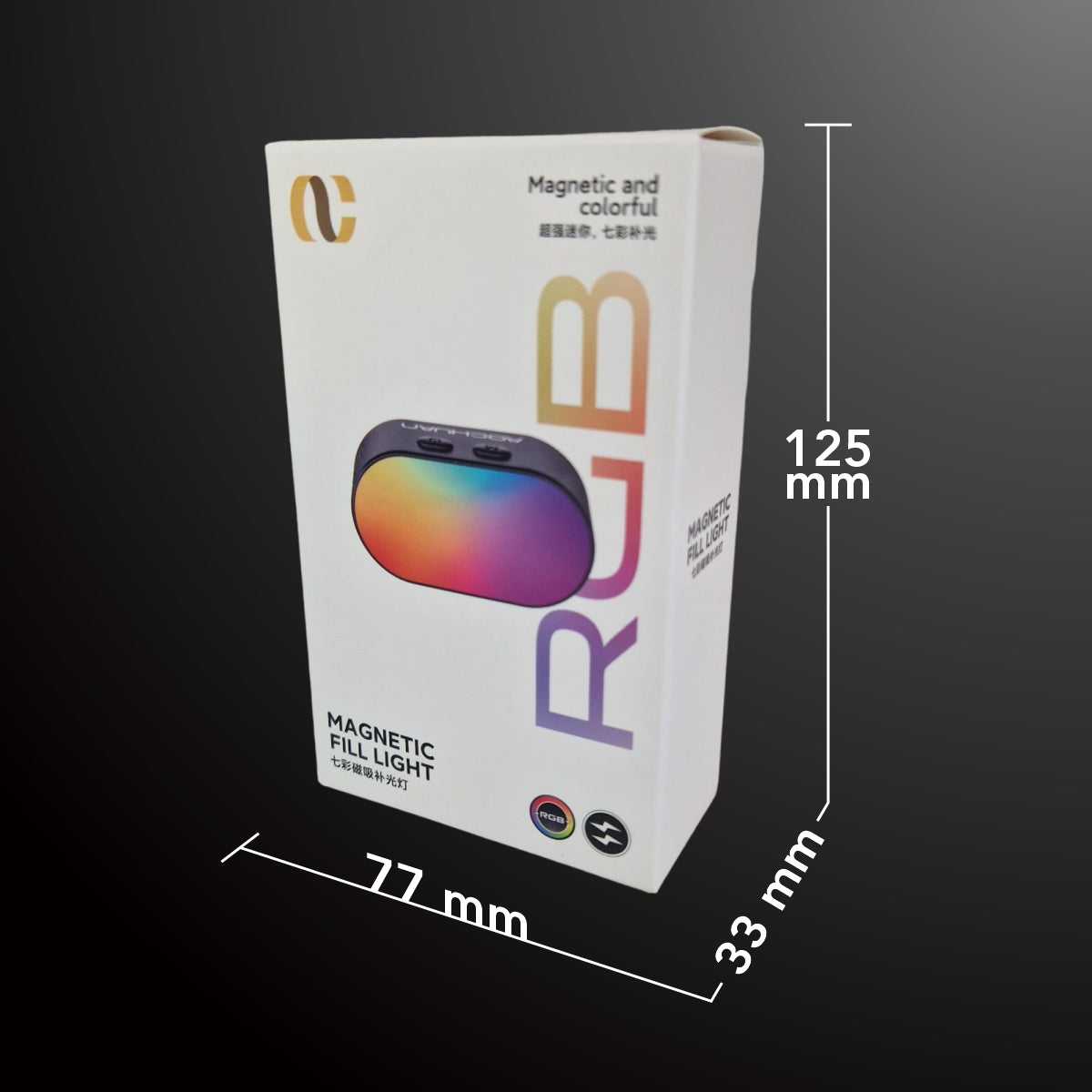 Lumina RGB Aochuan cu placute magnetice, D6736, compatibil cu Smart XE / X Pro / S2 / M1 Pro / M2 Pro