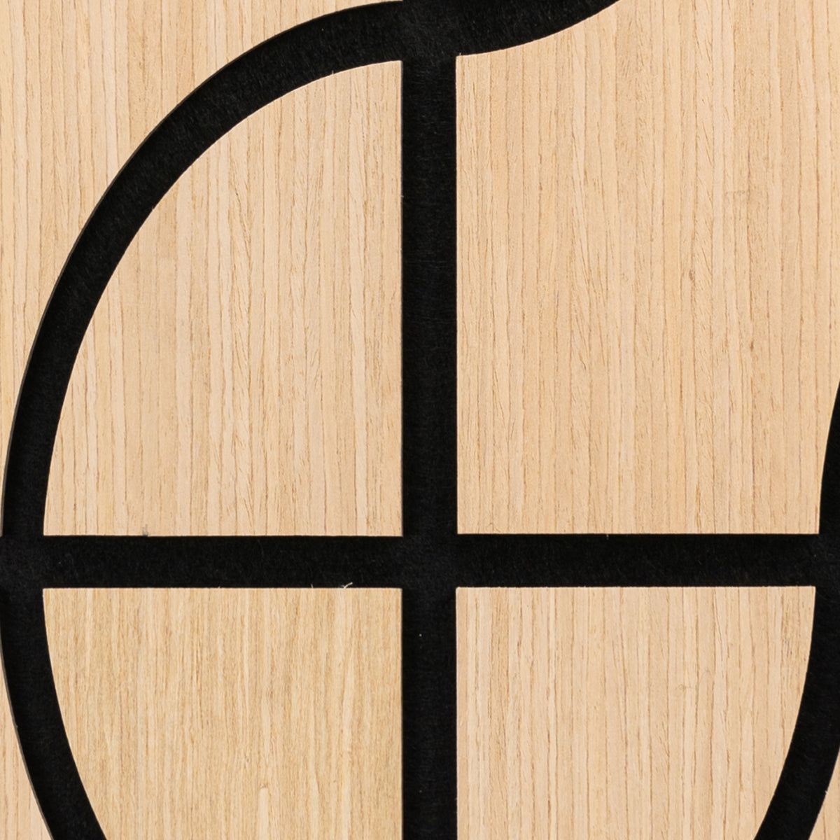 Set 5 Panouri riflaje acustice decorative, HDF si pasla, Naimeed D6758, 90x45x1.8cm, Stejar