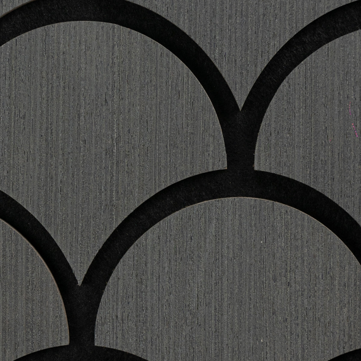 Set 5 Panouri riflaje acustice decorative, HDF si pasla, Naimeed D6762, 60x40x1.8cm, Gri