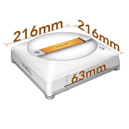 Robot Curatare Geamuri Liectroux YW710 (D6811), 2500Pa, baterie 650mAh, protectie anti-cadere, autonomie de 30 min pe acumulator in caz de pana de curent, capacitate 90ml, 215x215x63mm, Alb