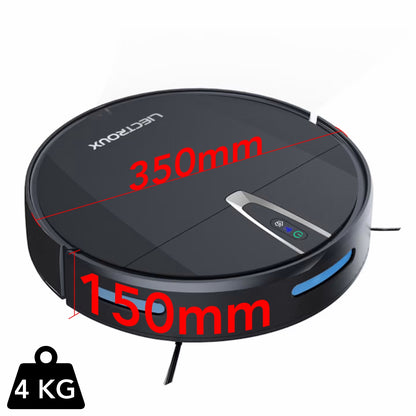 Aspirator Robot cu spalare, Inteligent  Liectroux V3S PRO(D6814), aspiratie de 4000Pa, autonomie 120 de minute, coș de praf de 600ml, 150x350x350mm,  Negru