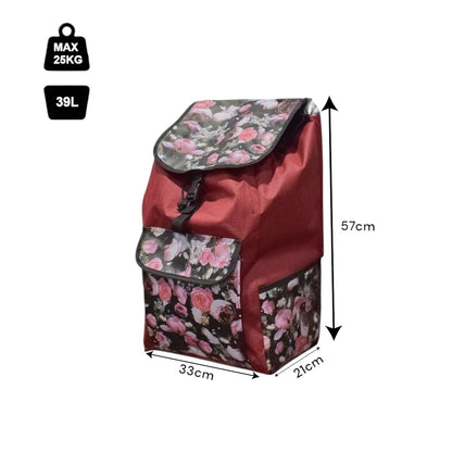 Husa rezerva, Naimeed D6878, pentru carucioarele de cumparaturi, orginal pentru carut modelul D4949, 39 L, Rosu