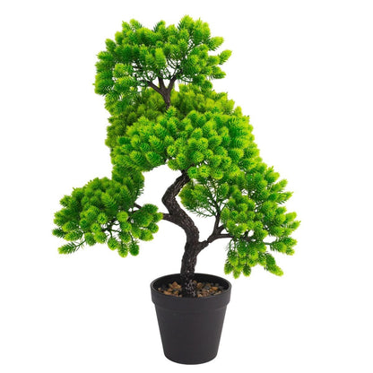 Copac artificial, tip Pin, cu ghiveci, Naimeed D6908A, 40x12 cm, Verde