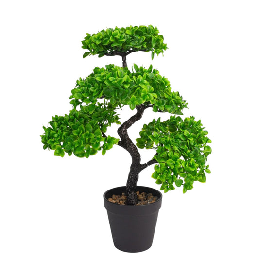 Copac artificial, tip Ficus, cu ghiveci, Naimeed D6909, 40x12 cm, Verde