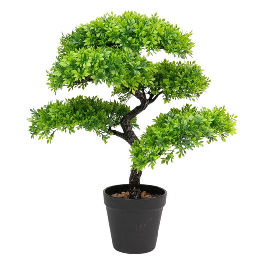 Copac artificial, tip Buxus, cu ghiveci, Naimeed D6910, 40x12 cm, Verde