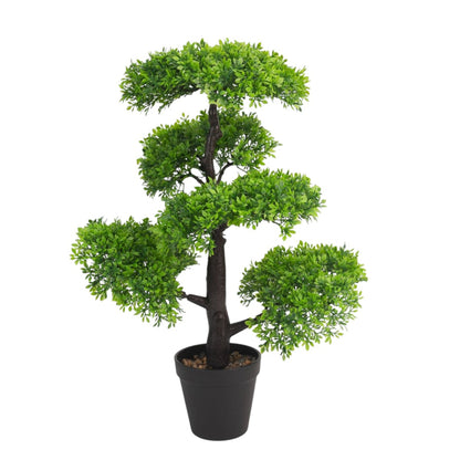 Copac artificial, tip Buxus, cu ghiveci, Naimeed D6915, 50x12 cm, Verde