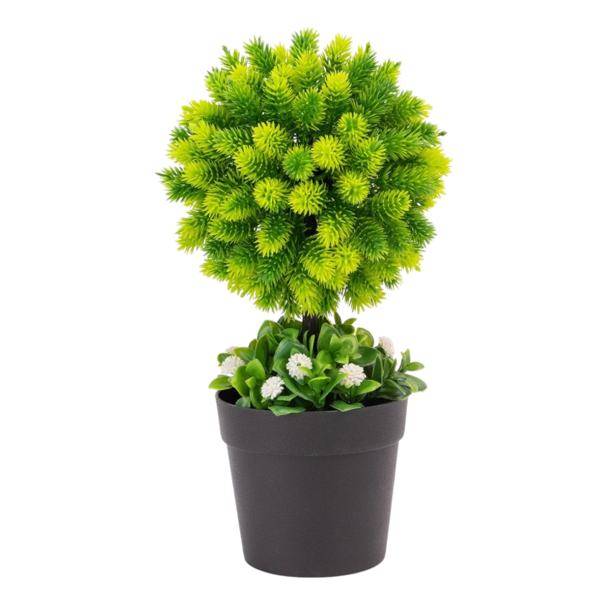 Copac artificial, tip Conifer, cu ghiveci, Naimeed D6917, 24x8.8 cm, Verde