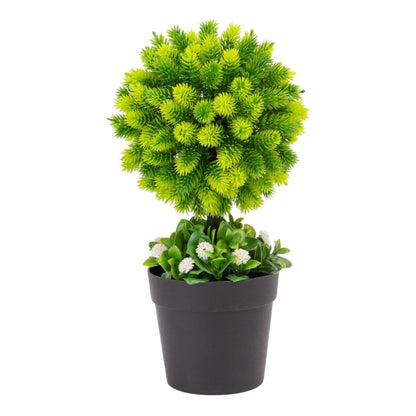 Copac artificial, tip Conifer, cu ghiveci, Naimeed D6917, 24x8.8 cm, Verde