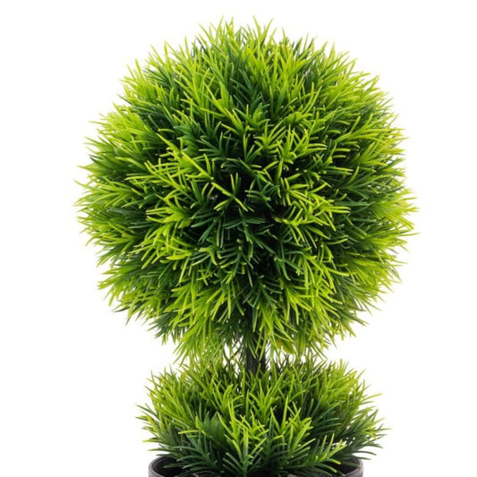 Copac artificial, tip Thuja, cu ghiveci, Naimeed D6919, 24x8 cm, Verde
