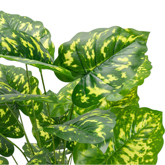 Planta decorativa artificiala, fara ghiveci, tip Dieffenbachia, Naimeed D6942, 95 cm, Verde