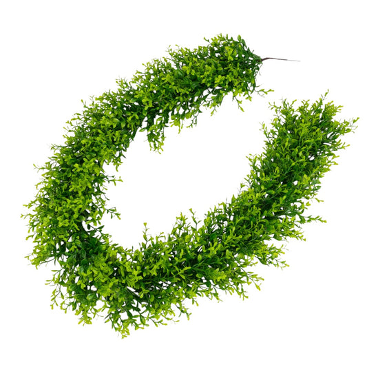 Ghirlanda decorativa artificiala, tip Buxus, Naimeed D6950, 160 cm, Verde