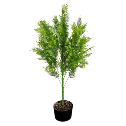 Planta decorativa artificiala, fara ghiveci, tip Areca Palm,  Naimeed D6953, 105 cm, Verde