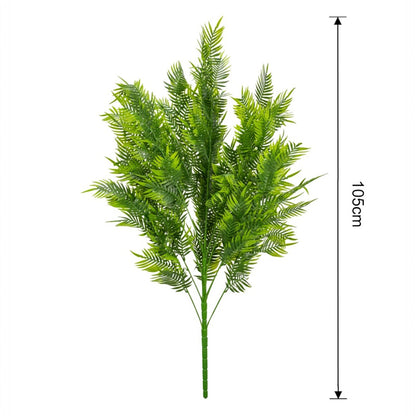Planta decorativa artificiala, fara ghiveci, tip Areca Palm,  Naimeed D6953, 105 cm, Verde