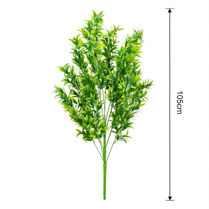 Planta decorativa artificiala, fara ghiveci, tip Ruscus, Naimeed D6959, 105 cm, Verde