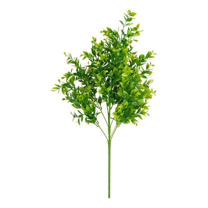 Planta decorativa artificiala, fara ghiveci, tip Buxus, Naimeed D6962, 80 cm, Verde