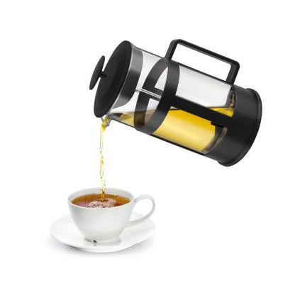 Infuzor de Cafea si Ceai French Press, Capacitate 800ml, Naimeed D6970, Sticla/Otel inoxidabil