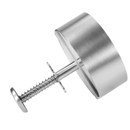 Presa profesionala din otel inoxidabil pentru burgeri, 14x10cm, Naimeed D6997, Argintiu