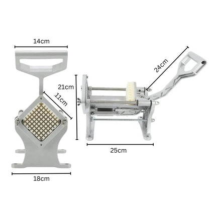 Feliator profesional de taiat legume, eficient, robust si usor de utilizat, Naimeed D7008, 25x21.5x18cm, Argintiu