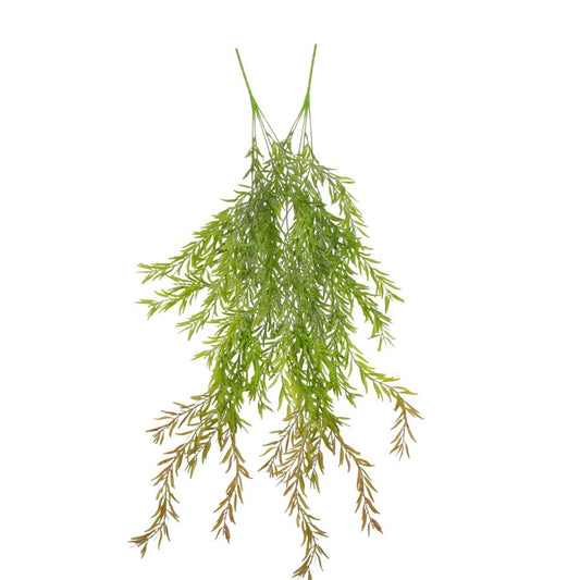 Set 2 plante artificiale curgatoare, 5 fire, lungime 85cm, Naimeed D7016, Rosu