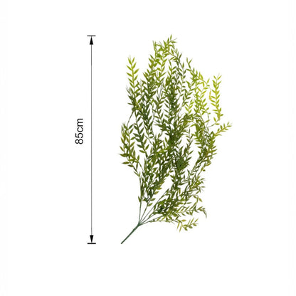 Set 2 plante artificiale curgatoare, 5 fire, lungime 85cm, Naimeed D7017, Verde