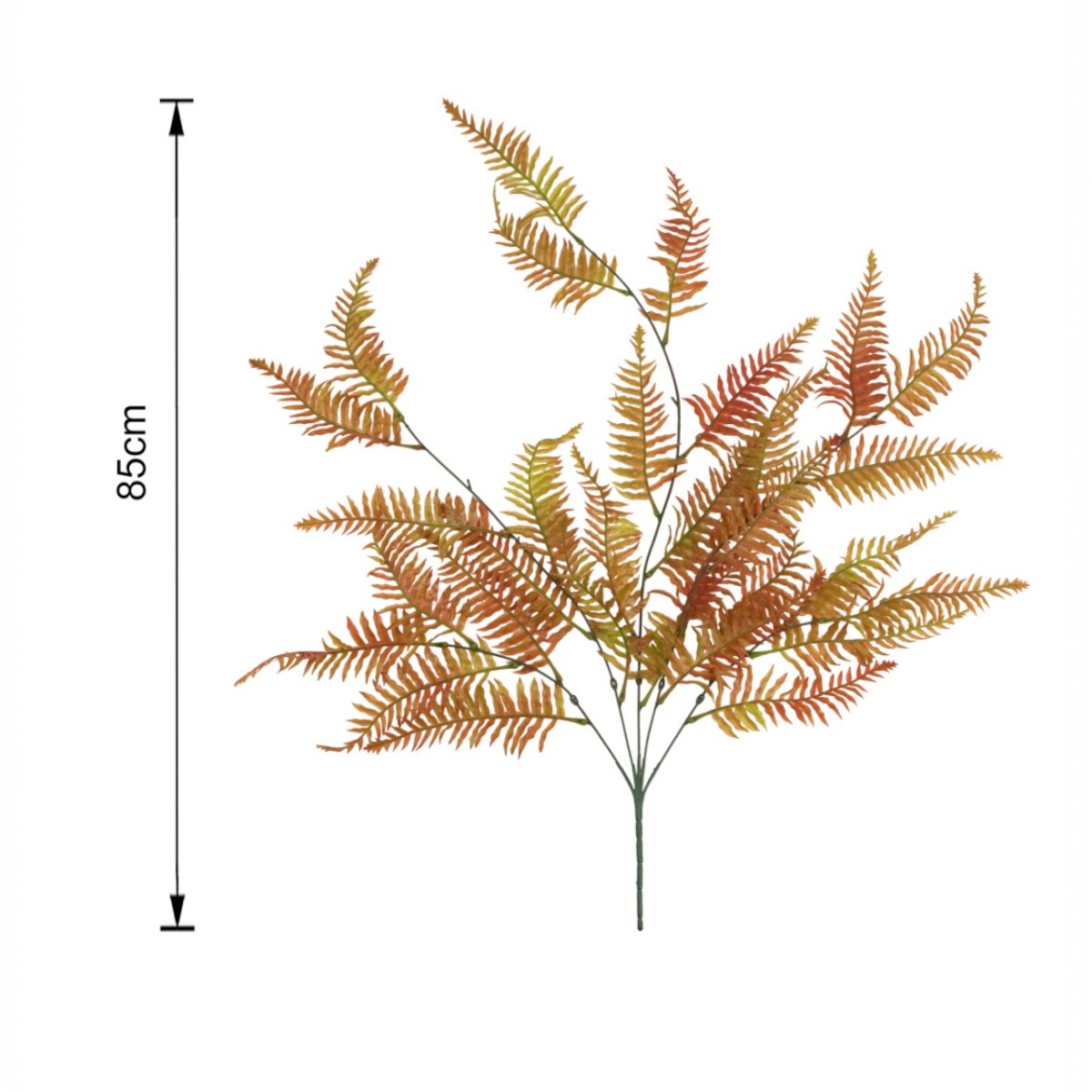Set 2 plante artificiale curgatoare, 5 fire, lungime 85cm, Naimeed D7019, Rosu