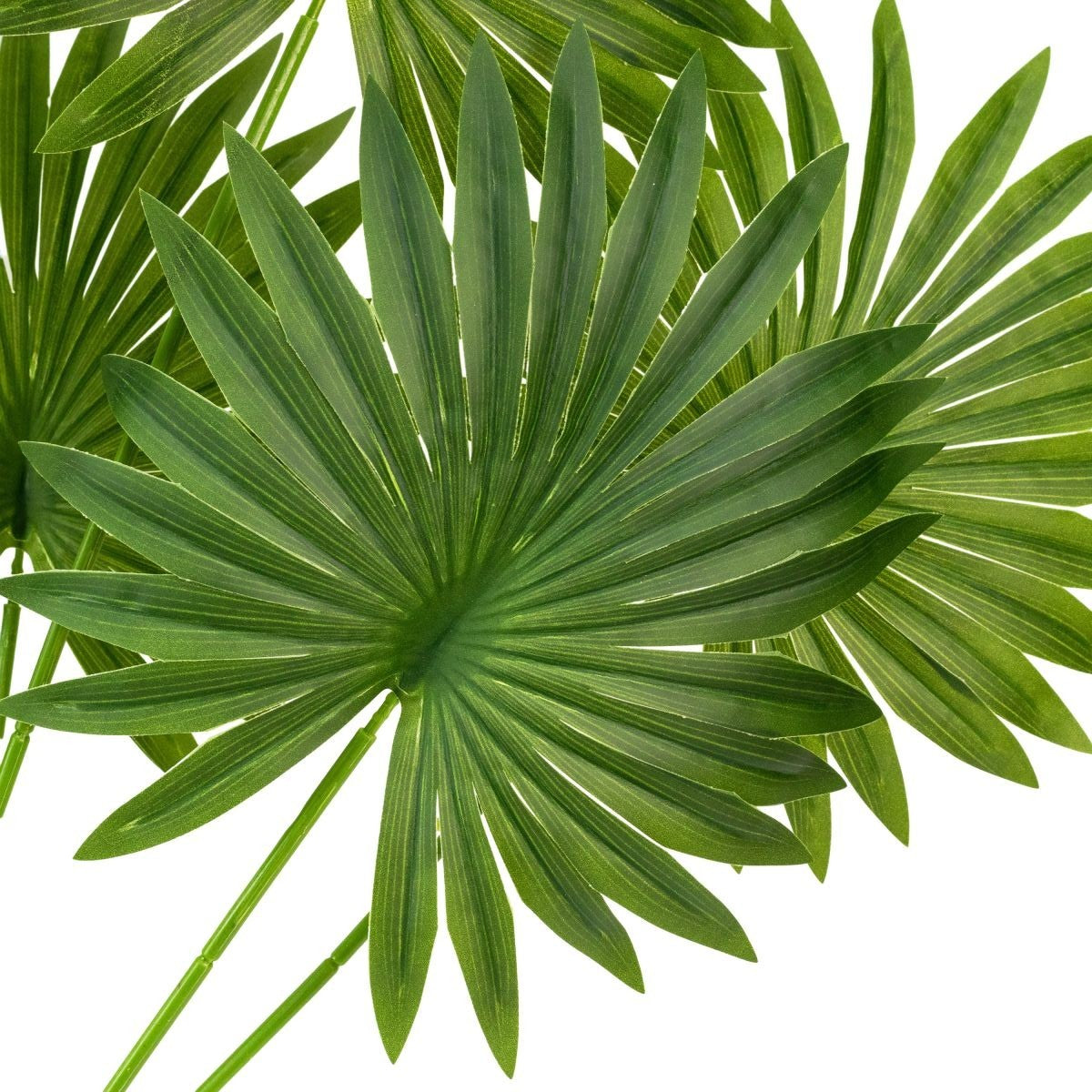 Planta decorativa artificiala, fara ghiveci, tip Palmier, Naimeed D7024, 90 cm, Verde