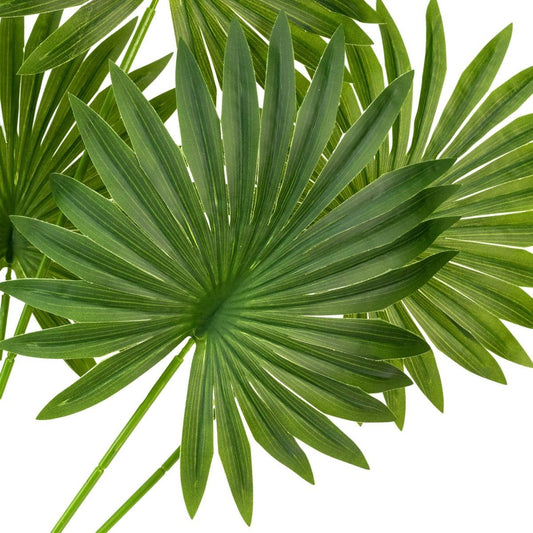 Planta decorativa artificiala, fara ghiveci, tip Palmier, Naimeed D7024, 90 cm, Verde