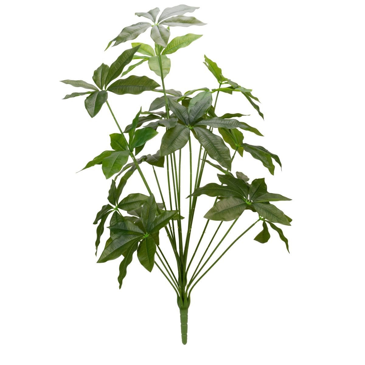 Planta decorativa artificiala, fara ghiveci, tip Pachira, Naimeed D7027, 90 cm, Verde
