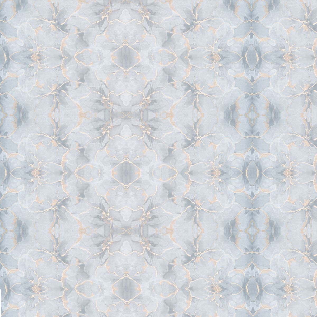 Set 6 panouri decorative autoadezive cu folie de aluminiu, efect marmura,  suprafata acoperita 1.08 m², Naimeed D7111, 60x30 cm, Gri