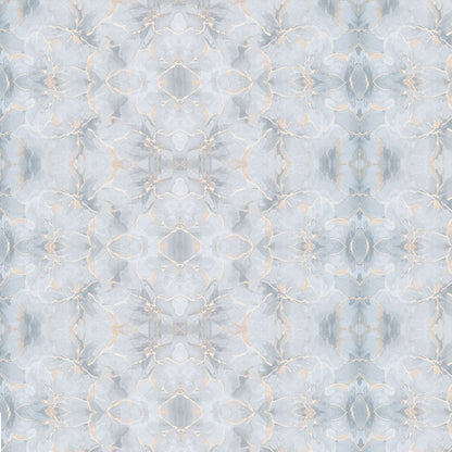 Set 6 panouri decorative autoadezive cu folie de aluminiu, efect marmura,  suprafata acoperita 1.08 m², Naimeed D7111, 60x30 cm, Gri